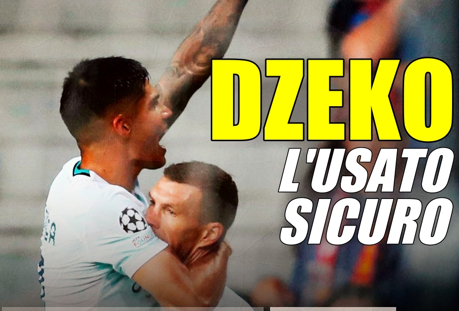 Viktoria Plzen - Inter 0-2, gol di Dzeko e Dumfries