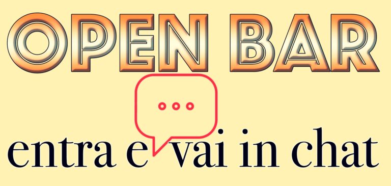 Open Bar, la chat diretta di Bloooog! il Bar Sport di Fabrizio Bocca