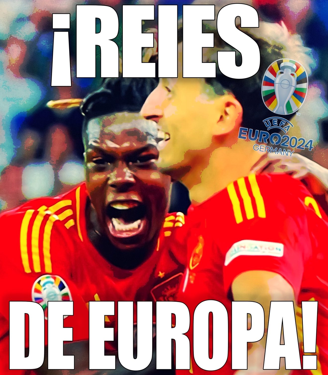 Spagna campione d'Europa dopo aver battuto 2-1 l'Inghilterra in finale